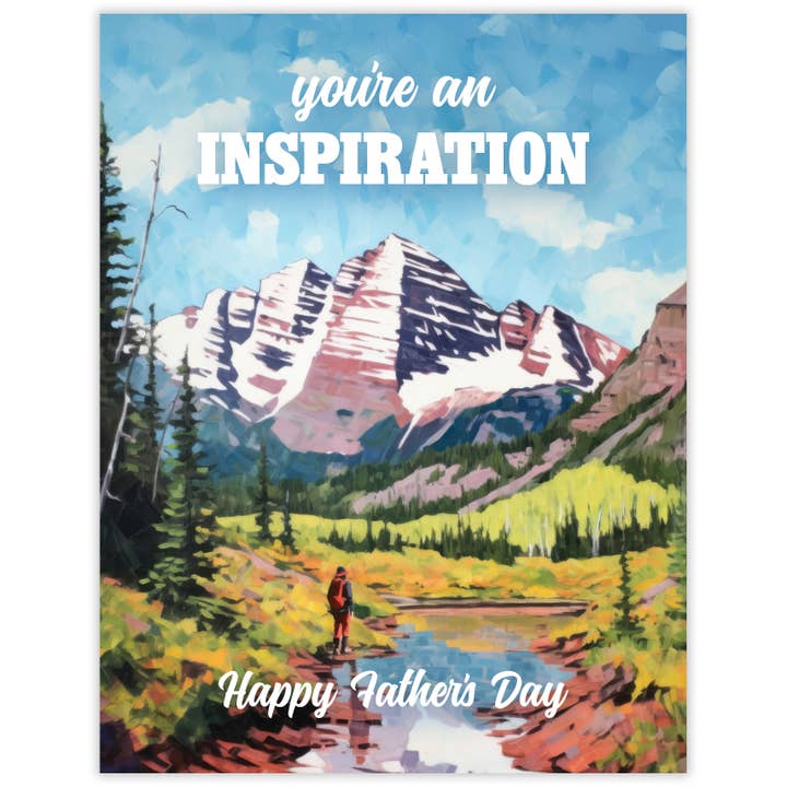 Inspiration Dad Card for wholesale by Waterknot