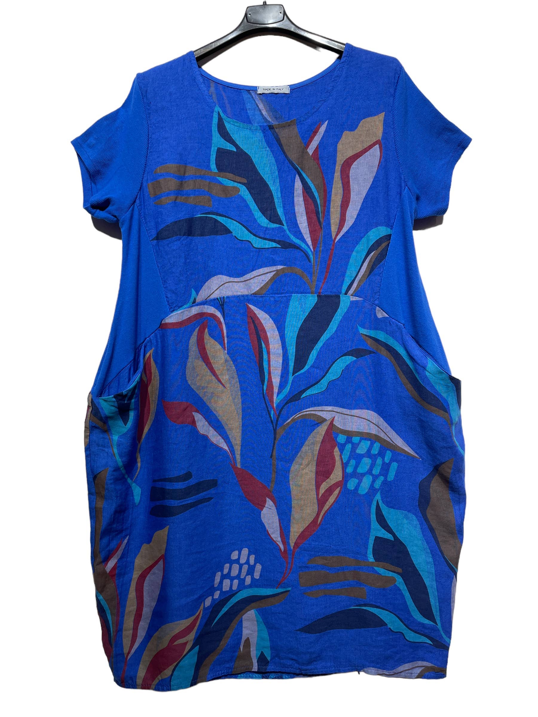 LINEN & COTTON HOUSE – Großhandel Tunika – Damen – TUNIKA AUS LEINEN 3533 BLUMEN15