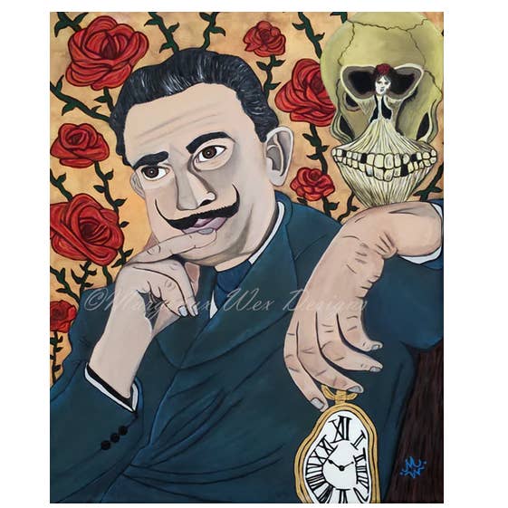 Salvador Dali Art Print for wholesale by Margeaux Wex Designs