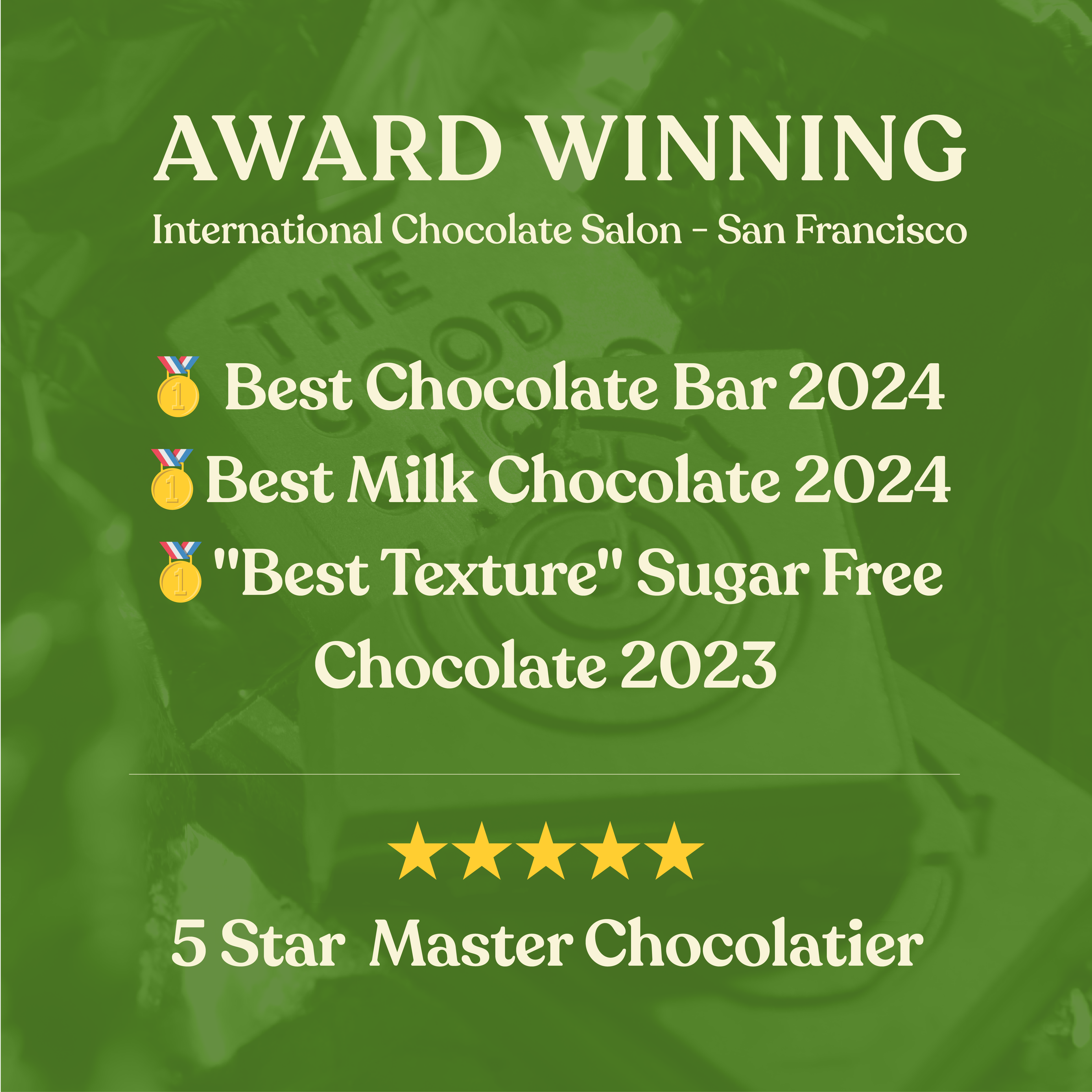 The Good Chocolate - Wholesale Chocolate Bar - Mint Chocolate Bar / 2.5 oz7