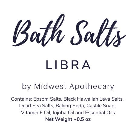 Midwest Apothecary - Wholesale Bath Salts - Bath Salt Packets | Zodiac Collection | Customer Gift6