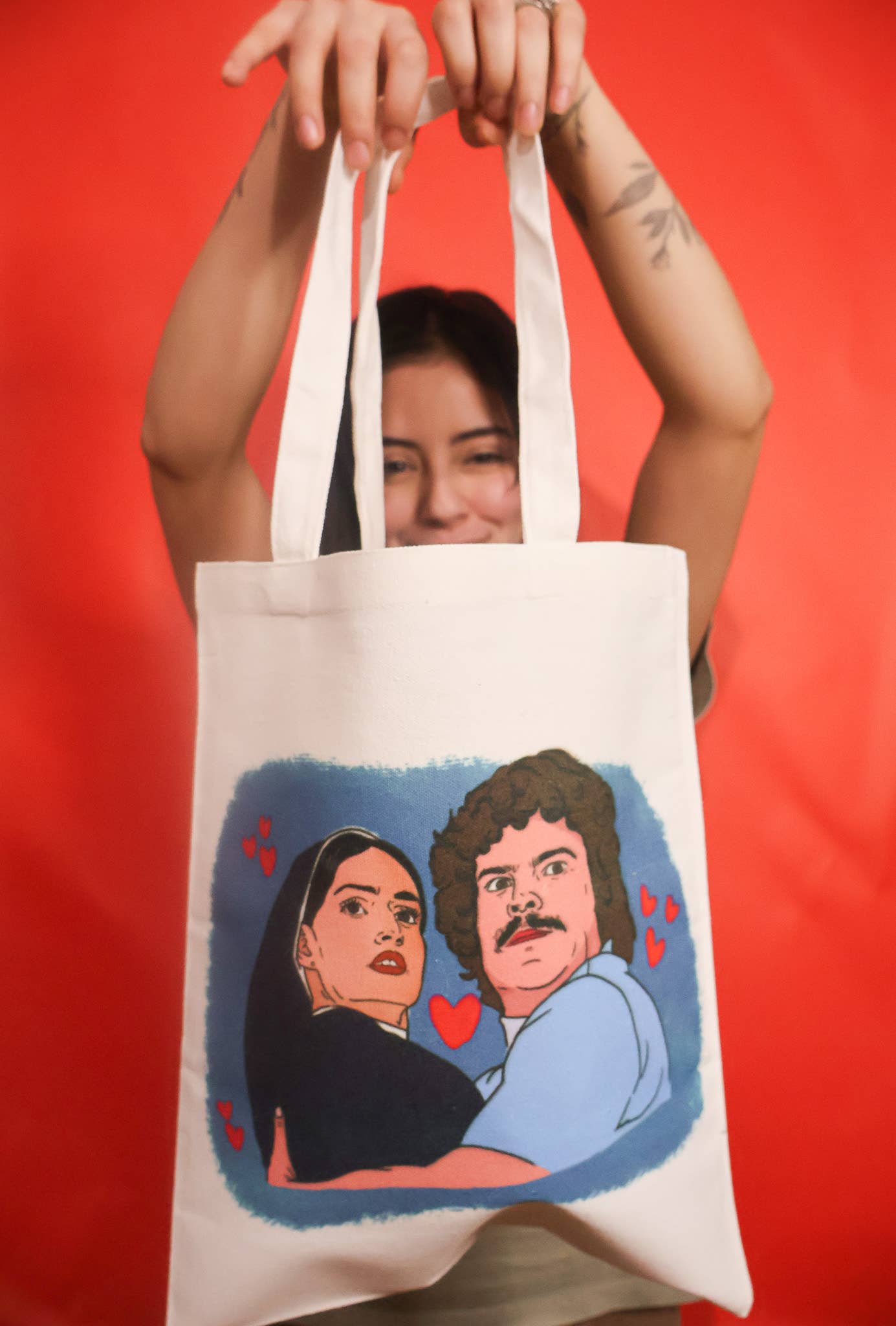 Gaec Studio - Wholesale Tote Bag - Women's - Nacho y encarnacion pop culture medium tote bag