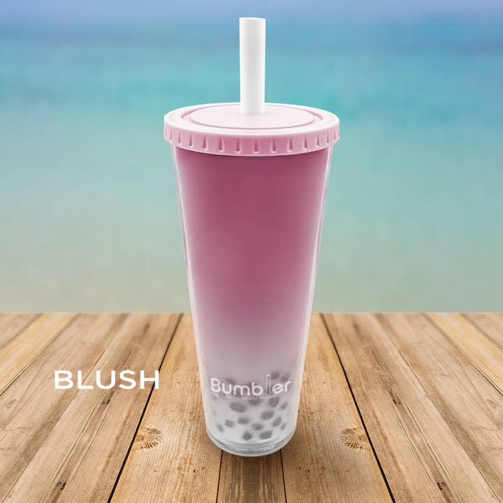 Bumbler - Wholesale Insulated Mug/Tumbler - Blush Pink - The original Boba Tea Tumbler