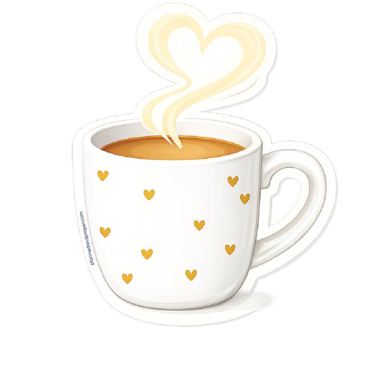 Autocolante "Adoro Café" (Cópia) por atacado de Planned and Proper