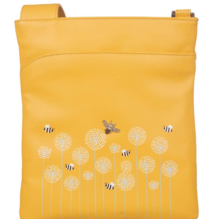 Mala a Tiracolo Slim Moonflower por atacado de Mala Leather