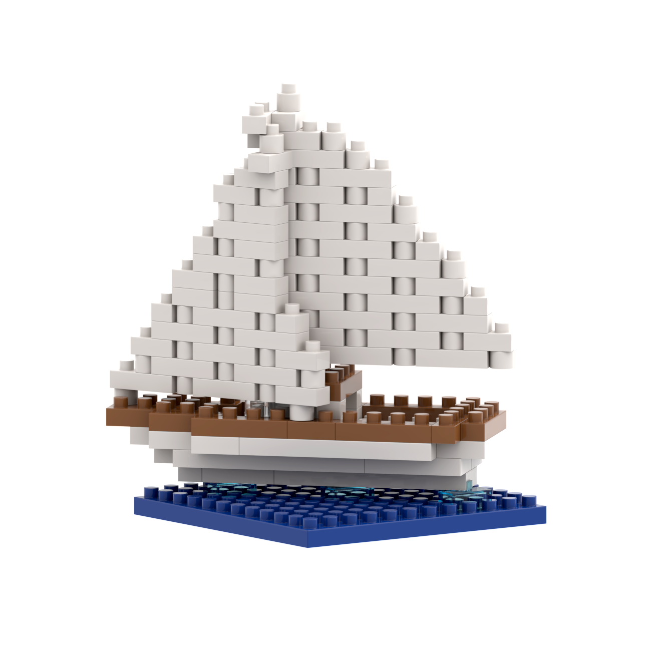 Brixies - Wholesale Build-a-Toy - Kids - BRIXIES Sailing Ship Postcard2