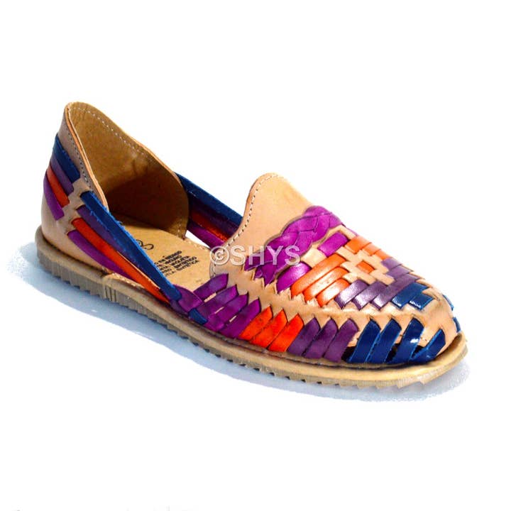 Læder mexicanske sandaler til kvinde Tandes-002-24 for engroshandel hos SHYS