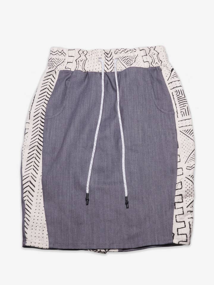 Mudcloth Skirt for wholesale by Laraw