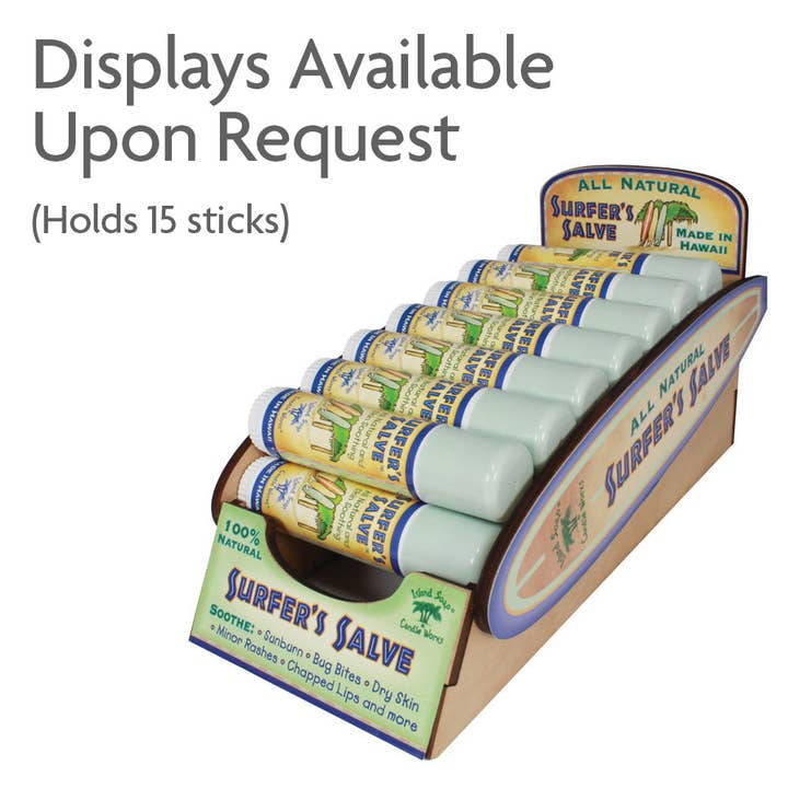 Island Soap & Candle Works - Wholesale Healing Salve/Balm/Cream - All Natural Surfer's Salve - .5 oz. Stick3