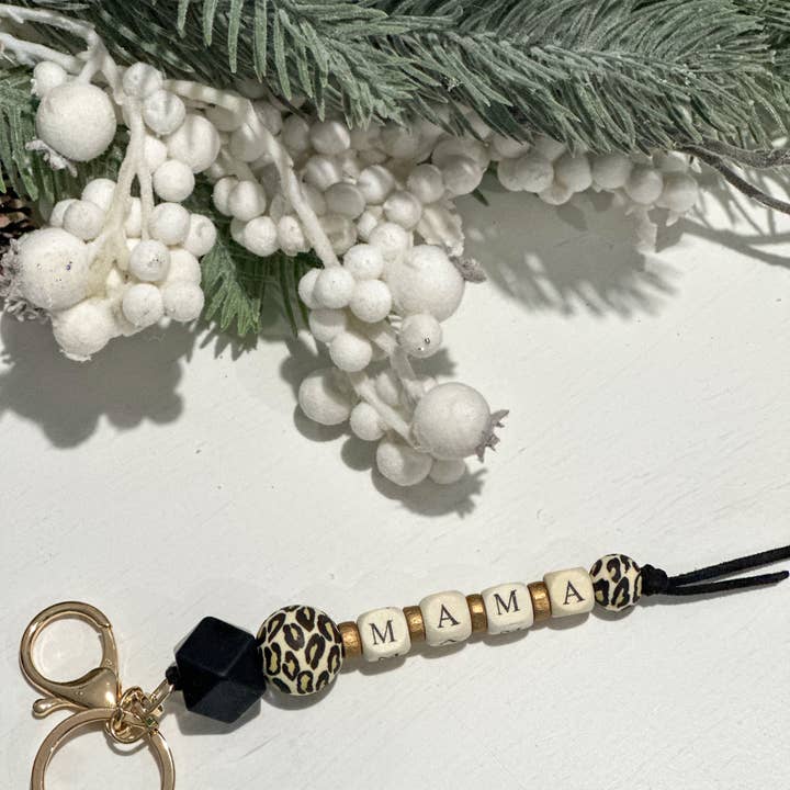 Harris Girls & Co. - Wholesale Keychain - Women's - "Mama Leopard" Keychain