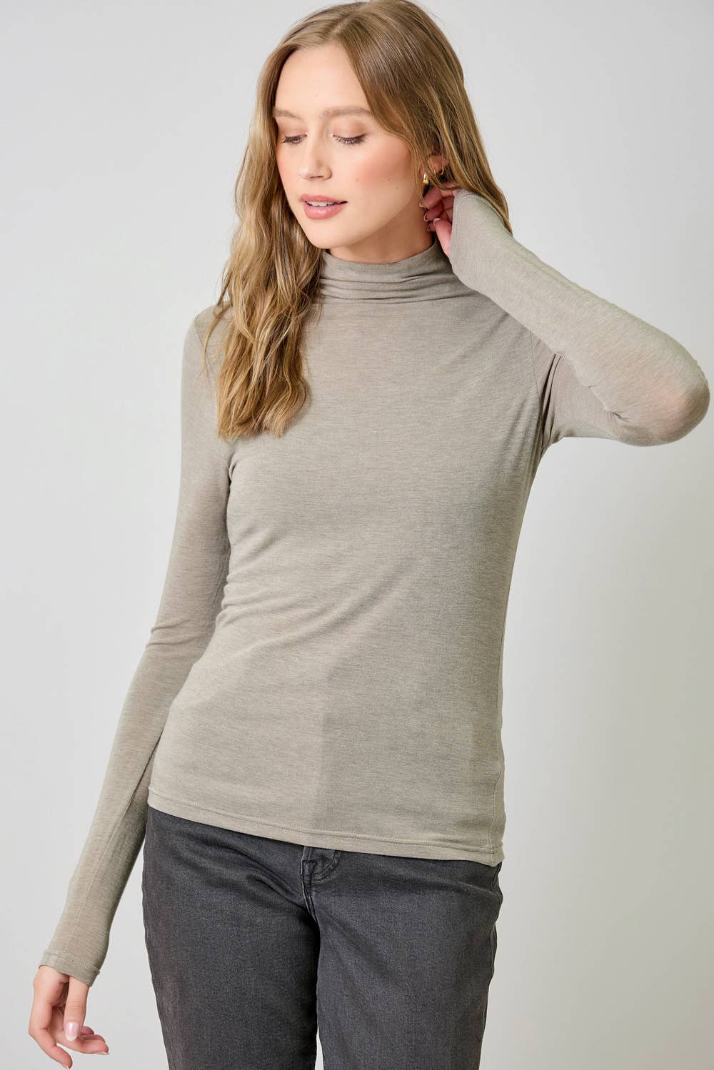 Mystree – wholesale Stickad topp - Dam – 61274 Nödvändig Mock Neck Topp43