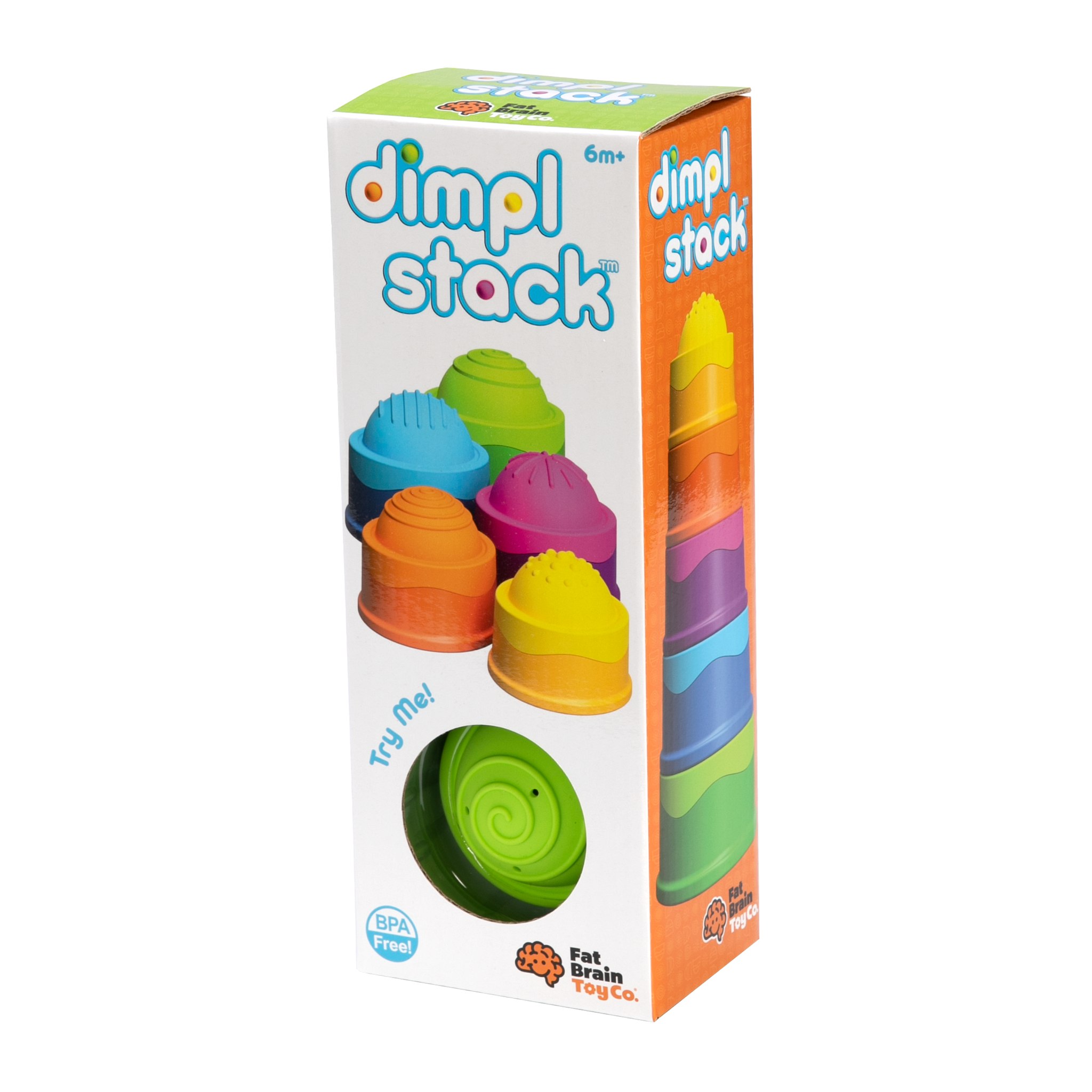 Fat Brain Toy Co. - Wholesale Stacking Rings Game - Baby - Dimpl Stack1