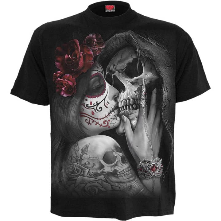DEAD KISS - T-Shirt Black for wholesale by Spiral