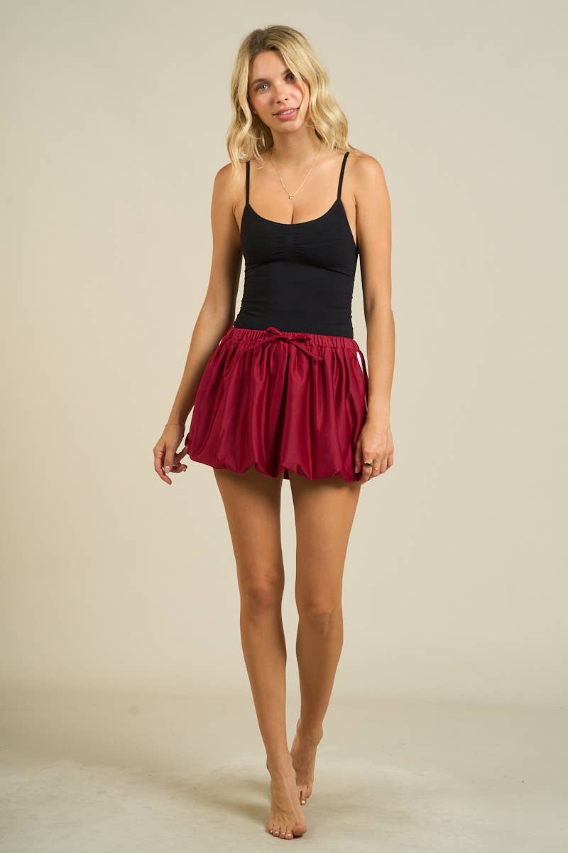 ANWND - Wholesale Shorts - Women's - 6643 Bubble Hem Drawstring Shorts4