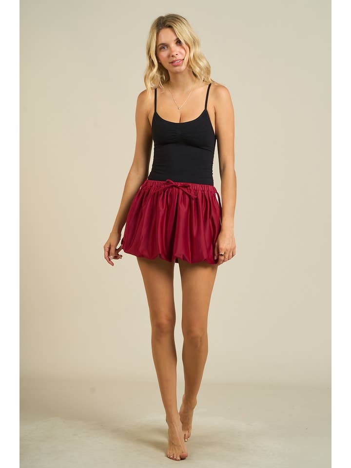 ANWND - Wholesale Shorts - Women's - 6643 Bubble Hem Drawstring Shorts4