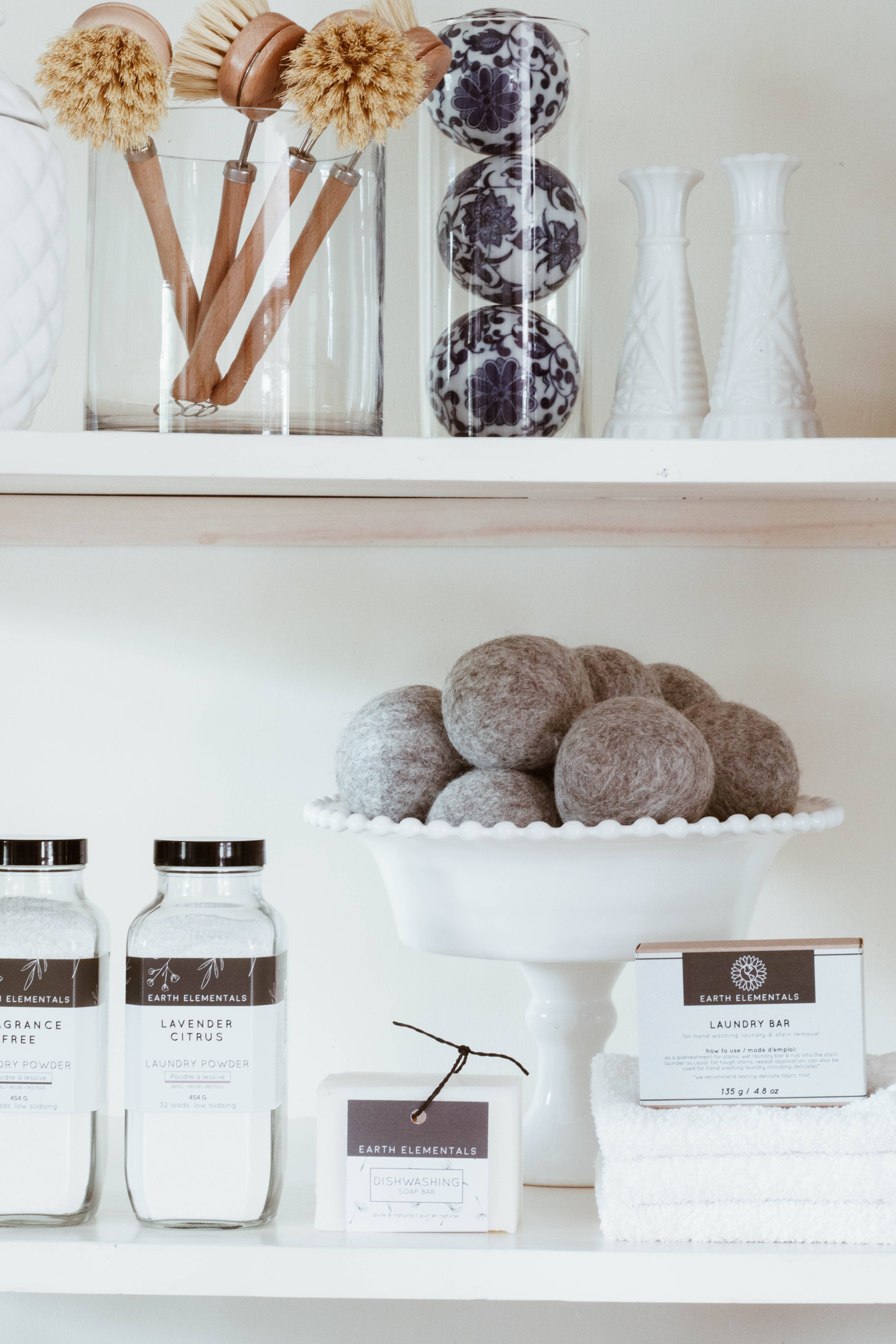 Moss Creek Wool Works | Wool Dryer Balls - Wholesale Dryer Balls - 200 "Unpackaged" Wool Dryer Balls | White, Gray, or Mixed4