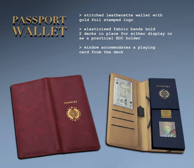 X-Decks - Wholesale Playing Cards - Globetrotter Passport Playing Card Set & Wallet by Sinecure3