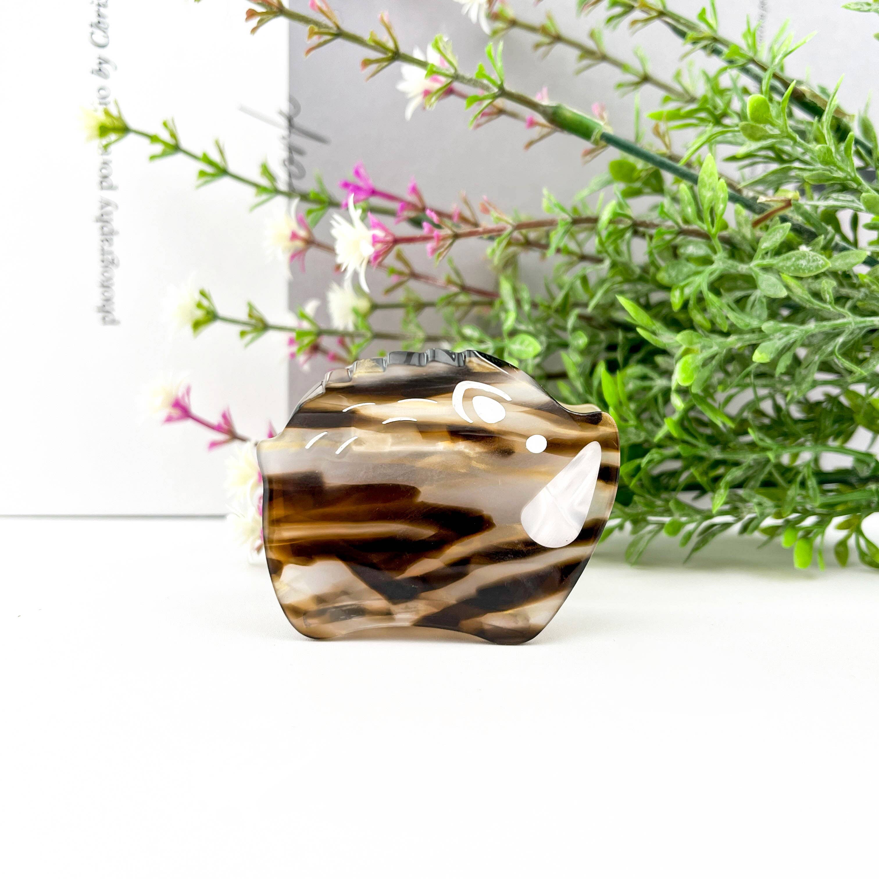 WildBoar Cartoon Wild Boar Acetate Animal Hair Clip for wholesale on Faire2