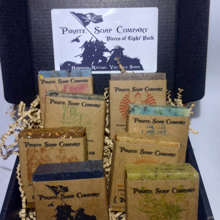 Pieces of Eight ~ The Box Set for wholesale by PIRATE SOAP COMPANY