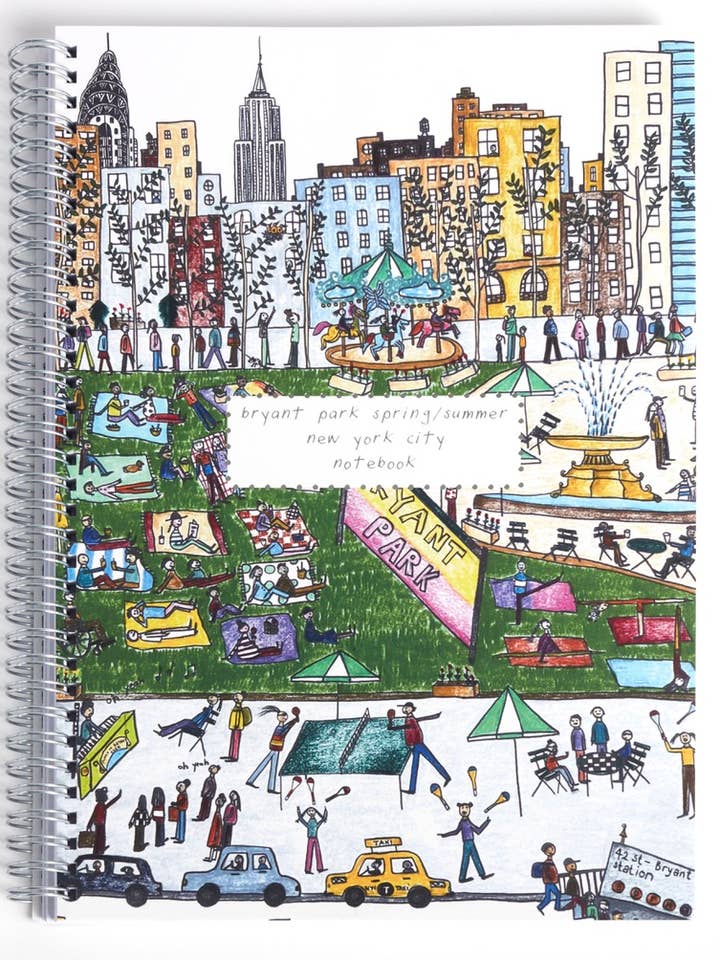 Bryant Park Spring/Summer Large Notebook for wholesale by Natchie