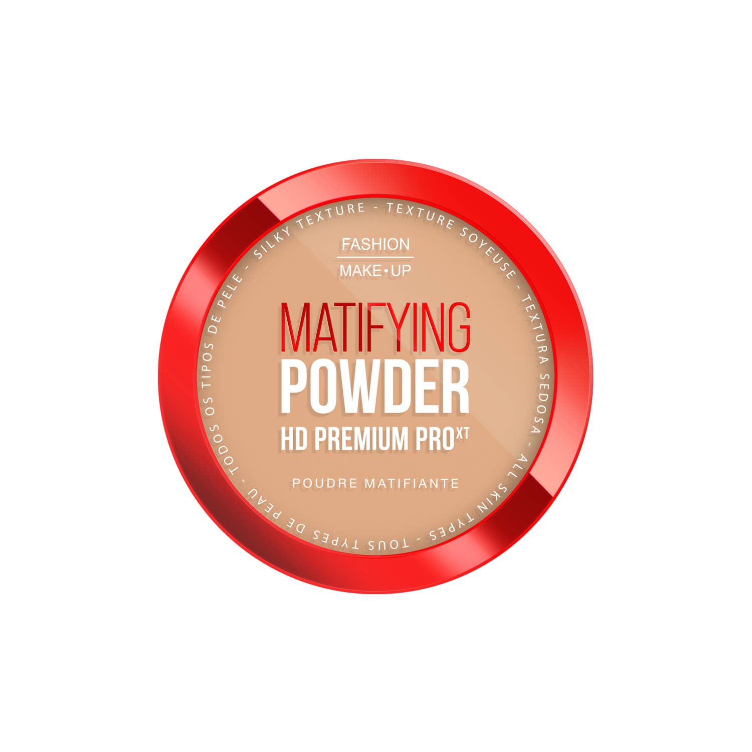 BEAUTY FOULE DIFFUSION - Vendita all'ingrosso Primer per trucco viso - POLVERE OPACIZZANTE - HD PREMIUM PRO N°04 - BEIGE SABBIA - FMU