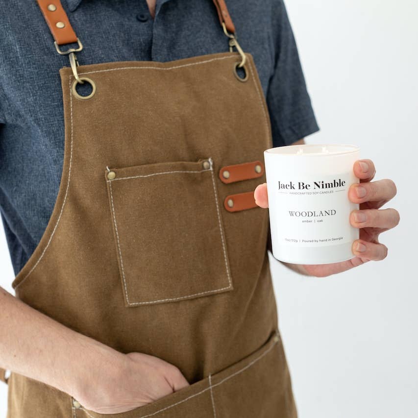 Jack Be Nimble Candles - Vente Bougie en bocal - Bougie de soja parfumée Woodland 11 oz5