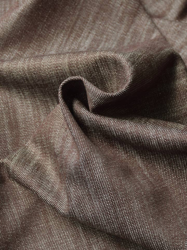 Cocoa Denim Fabric for wholesale by COUSETTE