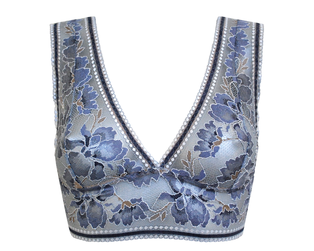 Blue Amber Bralette for wholesale on Faire0
