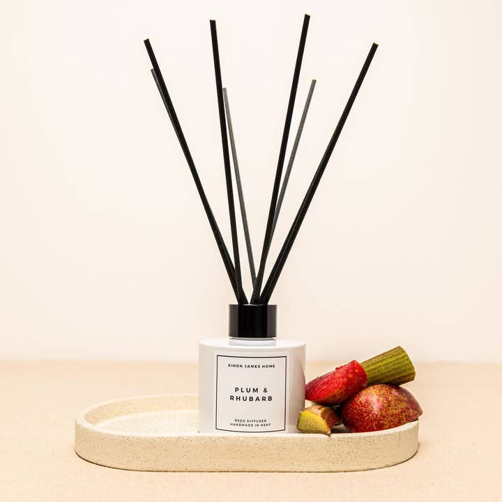 Plum & Rhubarb Reed Diffuser for wholesale by Simon James Home