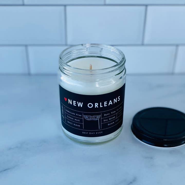 Rambling Caravan - Wholesale Jar/Filled Candle - New Orleans, LA Candle5