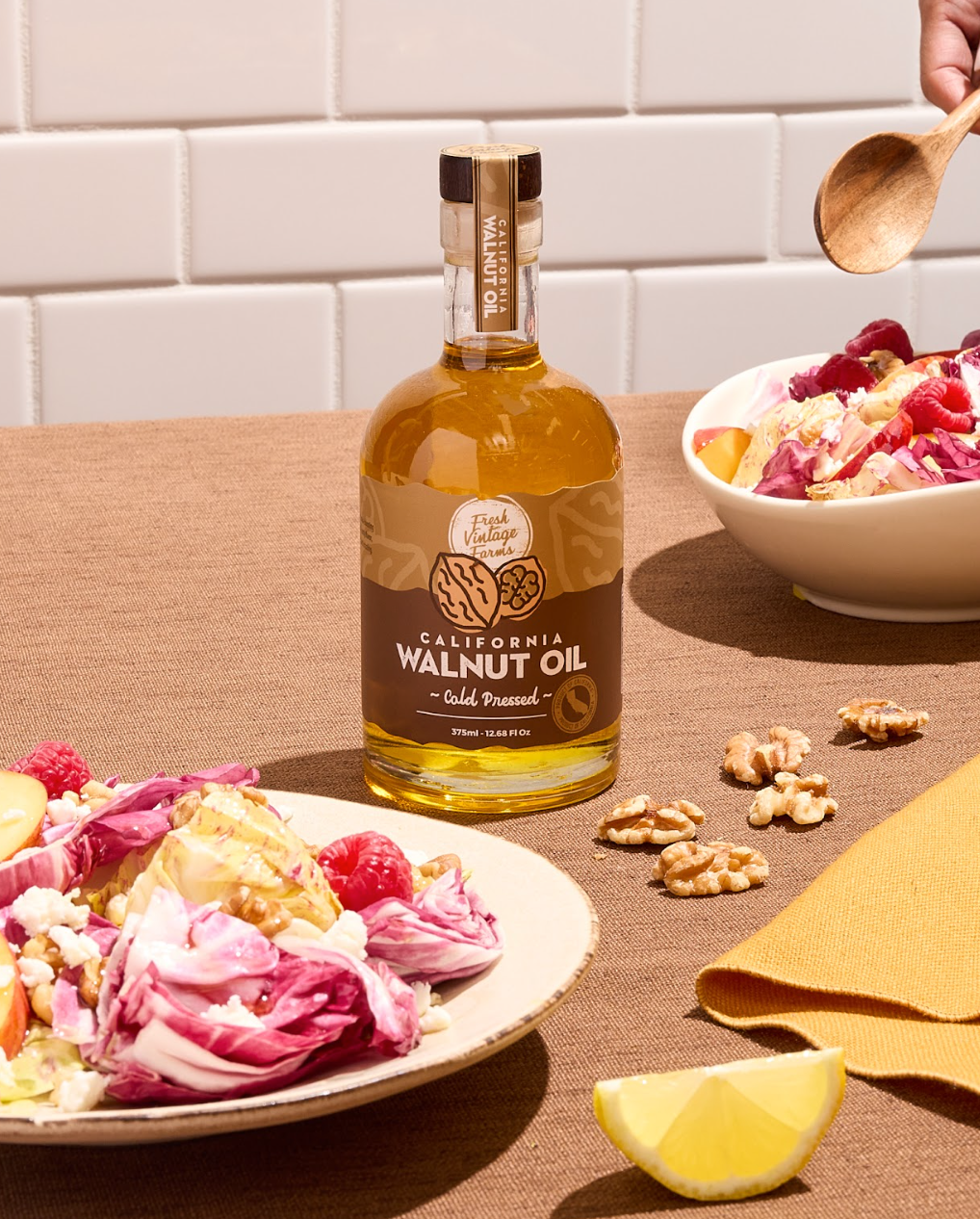 Fresh Vintage Farms - Wholesale Cooking Oil - Walnut Oil - Virgin (Cold Pressed)3