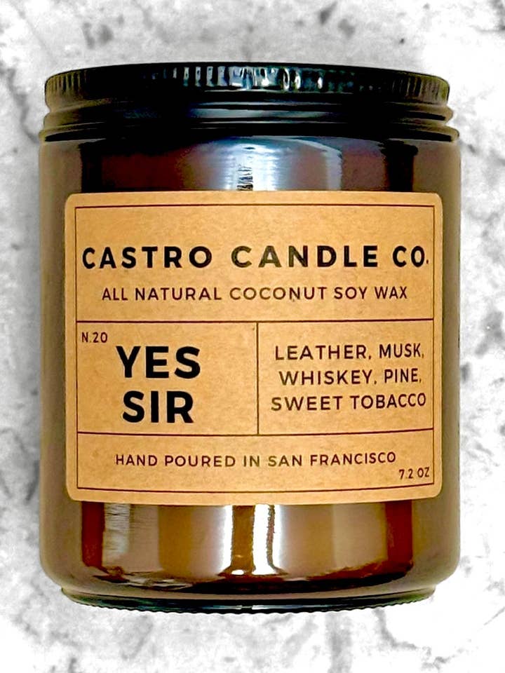 Yes Sir - Candle for wholesale by Castro Candle Co.