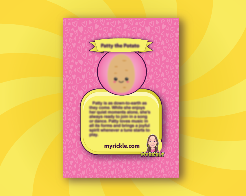 Myrickle – Großhandel Haarclip – Damen – Patty die Kartoffel-Haarspange Niedliches Lustiges Geschenk2