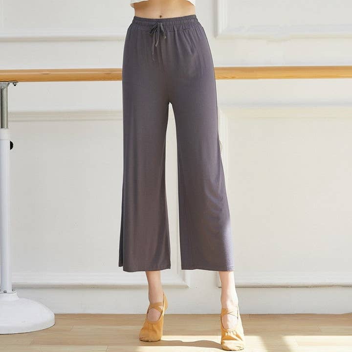 Cloud Flare Hoge Taille Wijde Pijpen Dansbroek voor wholesale door Mirazshoes WholeSale