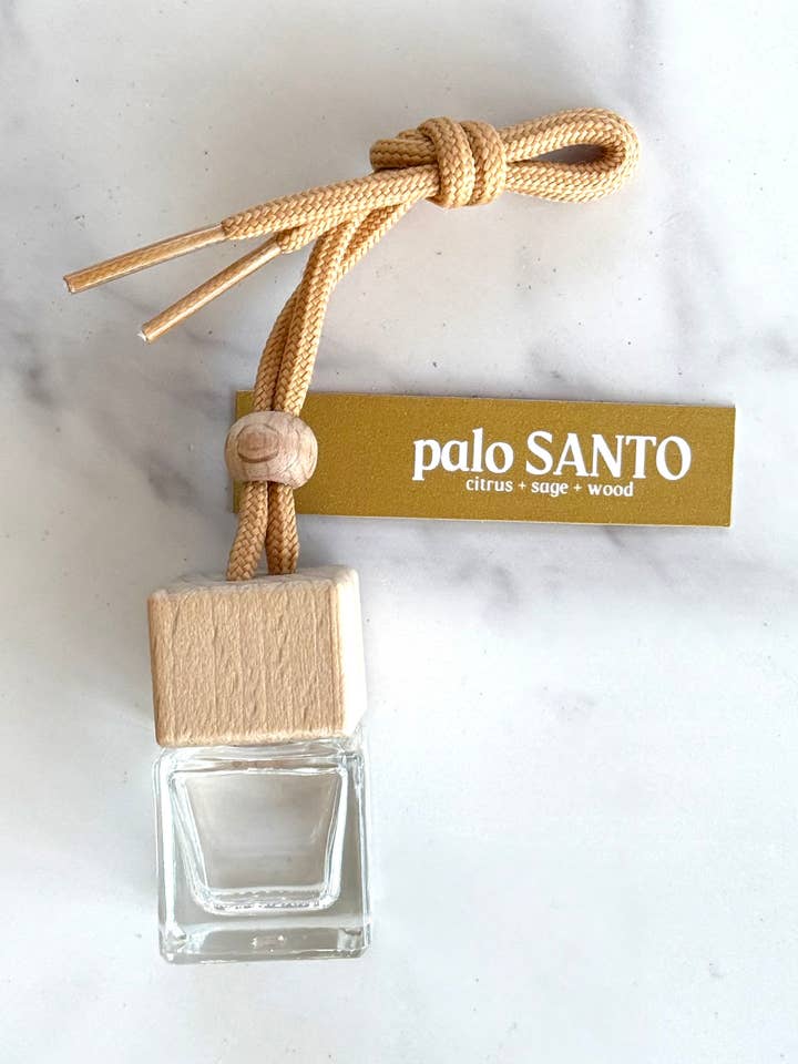 Palo Santo car Diffuser freshener/Earthy car Mini Diffuser for wholesale by Everscent Candle Co.