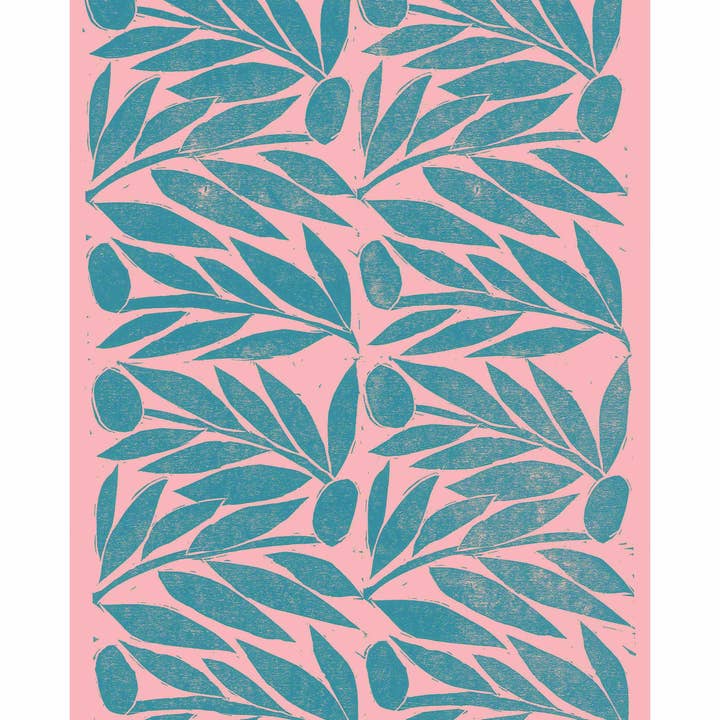 Olive Branches A3 plakattryk for engroshandel hos heraldblack