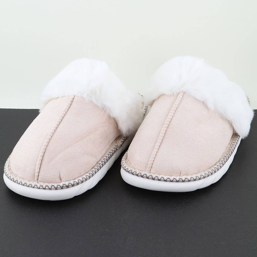 3AM BY H&D ACCESSORIES – Engroshandel Slippers - Dame – Klassiske Fuzzy Tøfler1