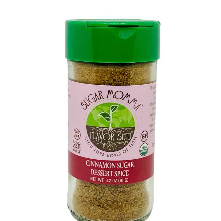 Sugar Momma Organic Cinnamon Sugar Desert Spice for wholesale by Flavor Seed
