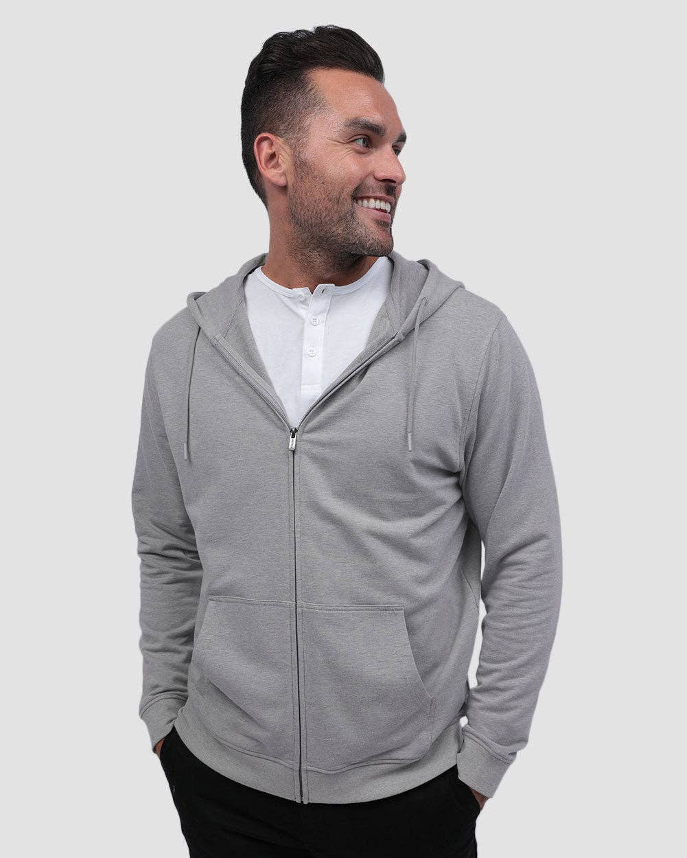 INTO THE AM - Wholesale Hoodie - Men's - Men's Zip-Up Hoodie Sweatshirt (Plain)9