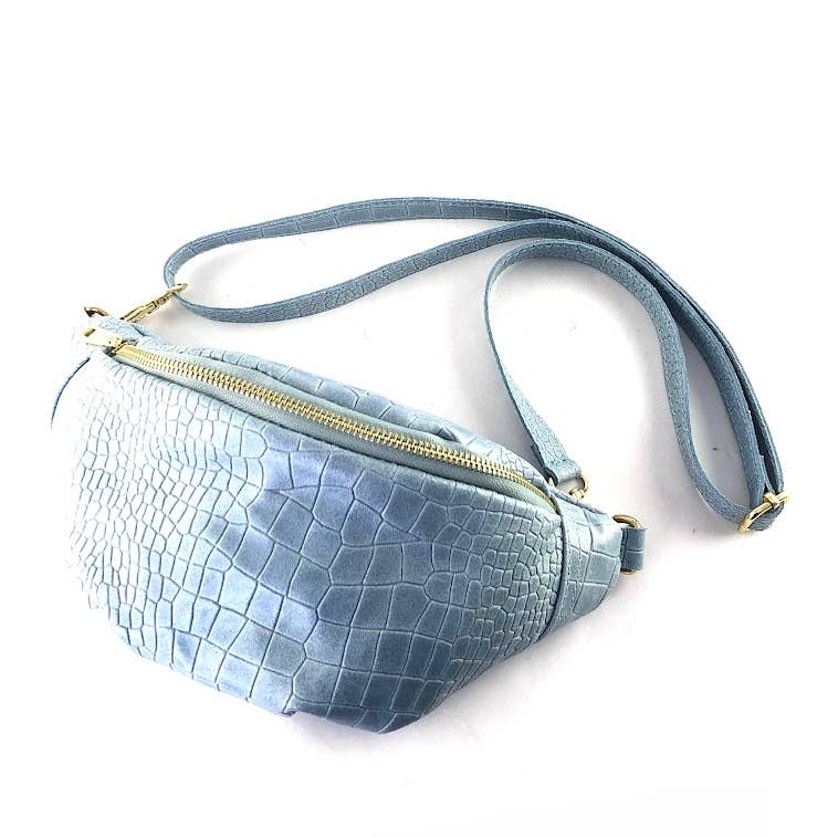 MILANO AMOUR - Wholesale Belt Bag - Women's - BASIKO MAT CROCO FANNY PACK10