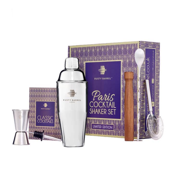 Rusty Barrel Limited Edition Shaker Set - Paris for wholesale by Rusty Barrel