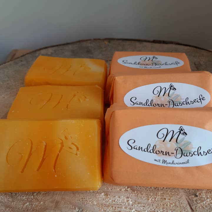 Jabón de ducha de espino amarillo para venta al por mayor de Modali - die Kräutermanufaktur