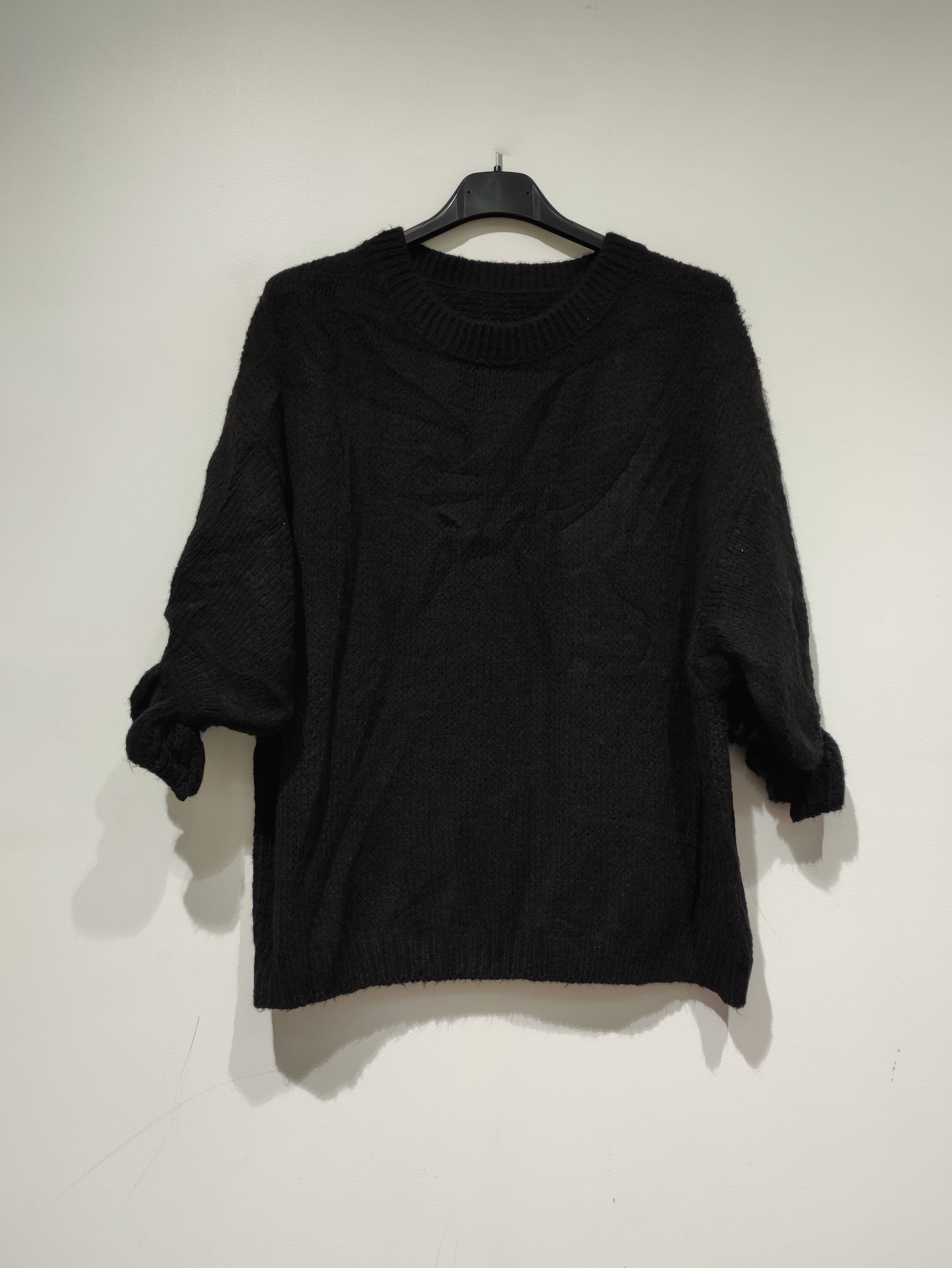 Pomelo paris - Wholesale Knit Sweater - Women's - ROMA Ruffled Sleeve Sweater - AH263