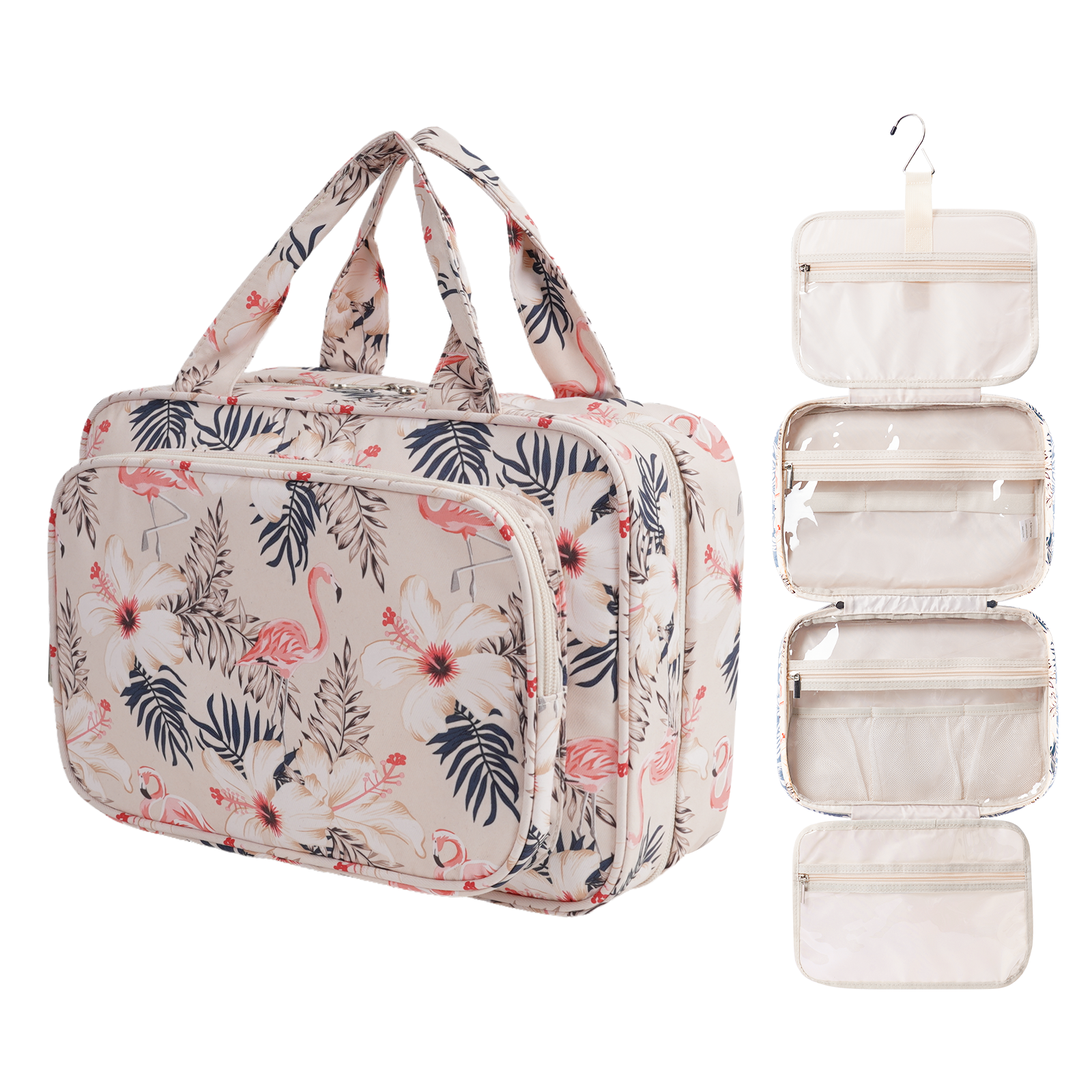 wandf - Wholesale Toiletry Bag - Women's - Large Capacity Waterproof Hanging Toiletry Bag Travel Bag55