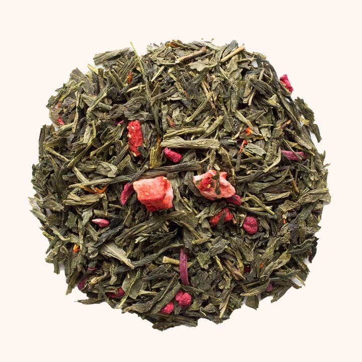 Le mélange de fraises et de thé vert Sanguine pour la vente par Sips by