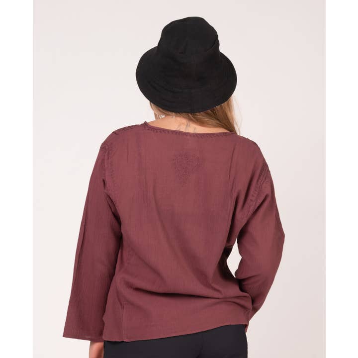 Soul Flower - Wholesale Bucket hat – Women's - Reversible Rainbow and Black Canvas Bucket Hat5