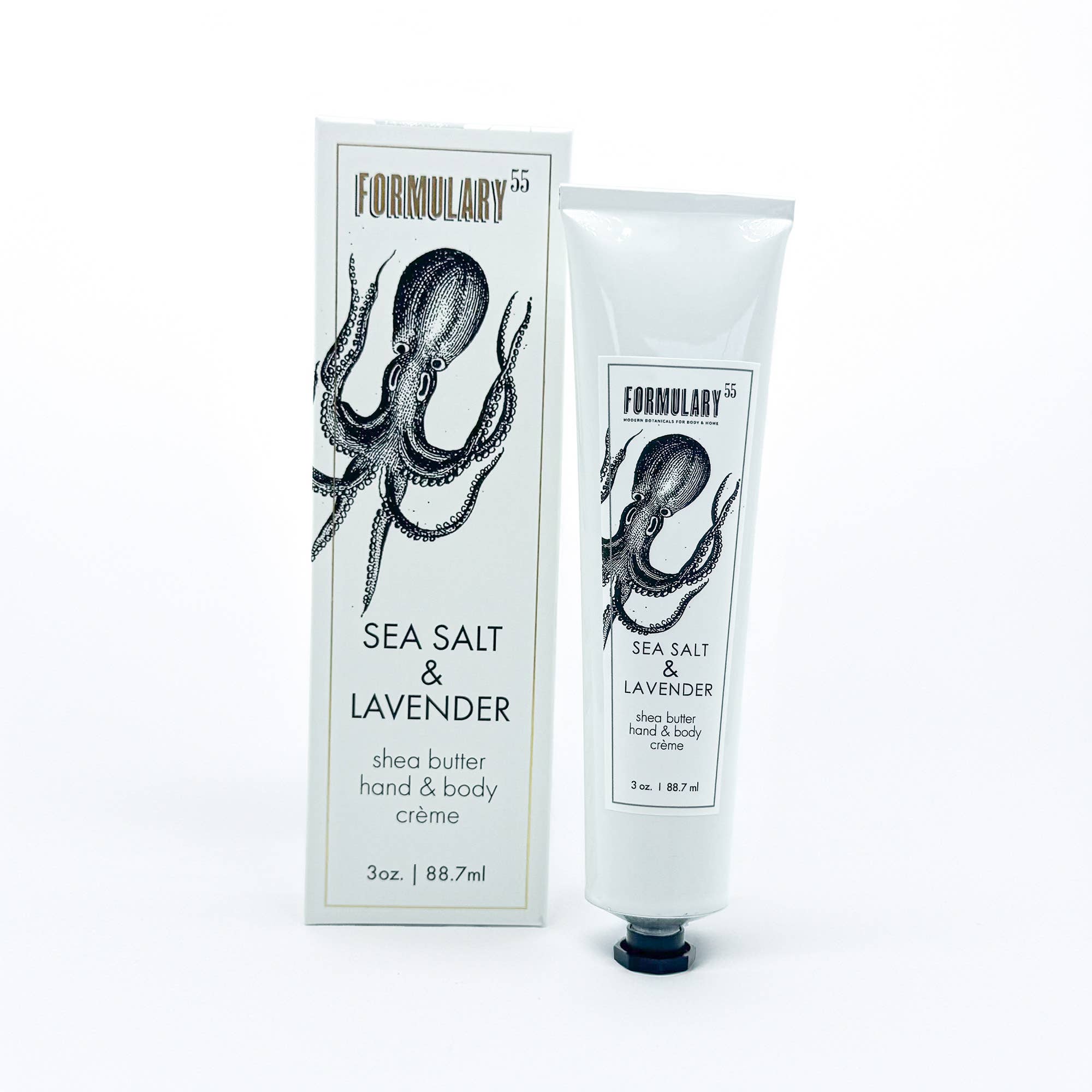 Formulary 55 - Wholesale Hand Cream/Lotion - Sea Salt & Lavender - Shea Butter Hand & Body Creme Tube1