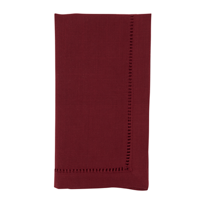 Saro Lifestyle – wholesale Dinner & cloth napkin – Poly Hemstitched Dinner Napkin24