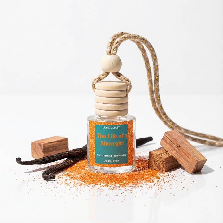 Ambientador de Coche Vida de Showgirl | Inspirado en Showgirl | Ambientador para Coche para venta al por mayor de Lucid Coast | Scented Candles and Perfume