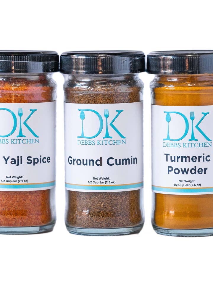 Suya Spidskommen Og Gurkemeje Spice Sæt for engroshandel hos Debbs Kitchen